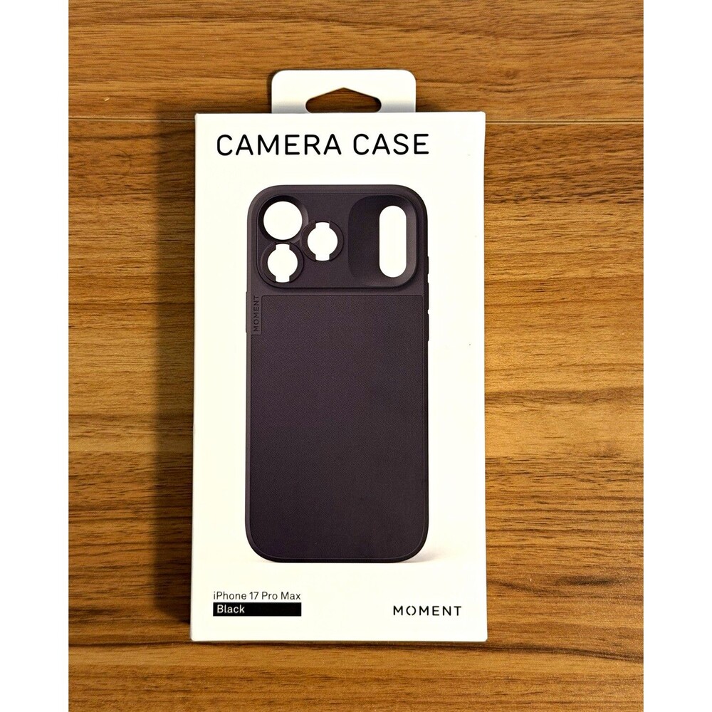 MOMENT Magnetic Camera Case w/ Microfiber Lining for iPhone 17 Pro Max Black